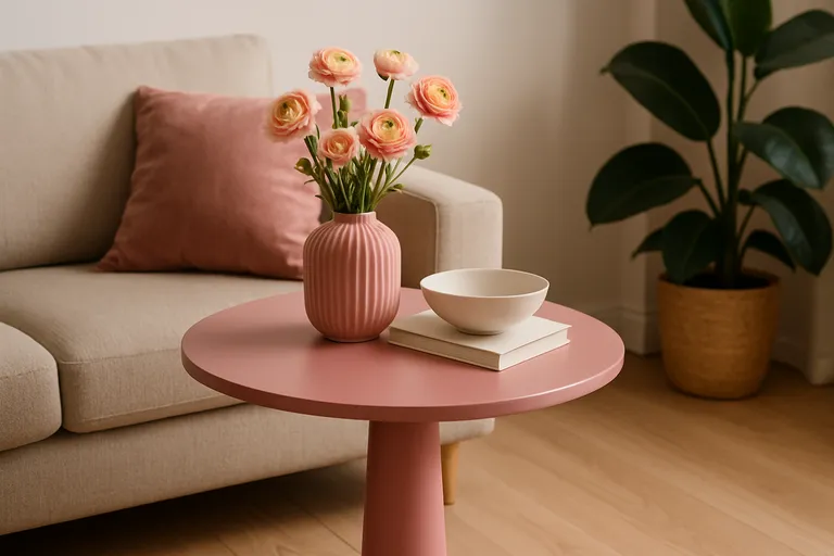Roze bijzettafels: een speelse toevoeging aan je interieur